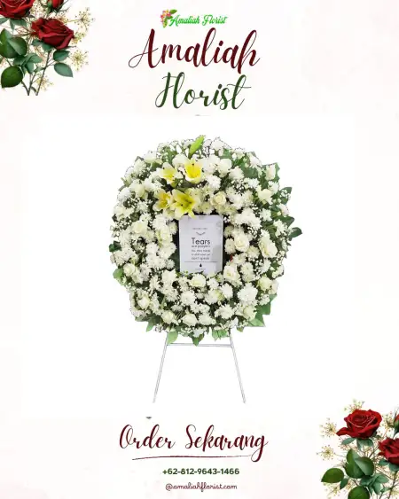 Krans Bunga Duka Kertodeso